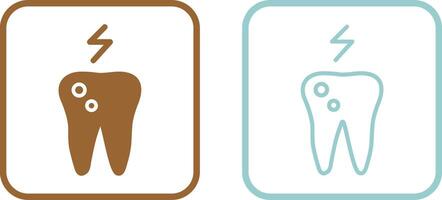 Toothache And Plaque Vector Icon