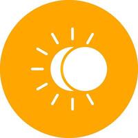 Eclipse Creative Icon Design vector