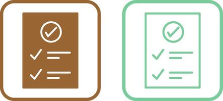 Check Up List Vector Icon