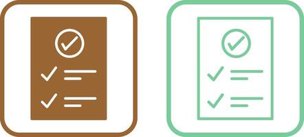 Check Up List Vector Icon