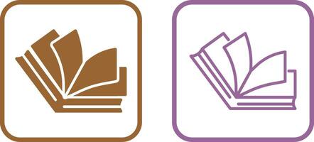 Open Book Vector Icon