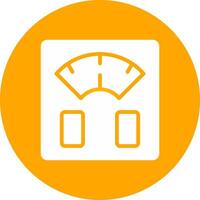 Body Scale Creative Icon Design vector