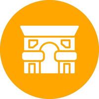 Arc De Triomphe Creative Icon Design vector