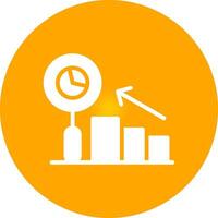 Predictive Analytics Creative Icon Design vector