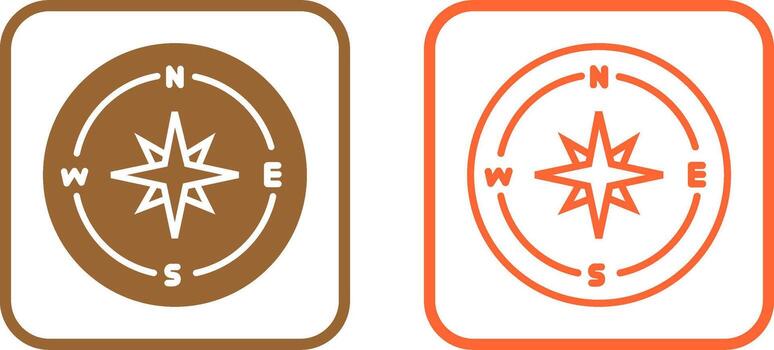 Compass Vector Icon