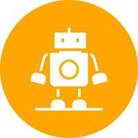 diseño de icono creativo robot vector