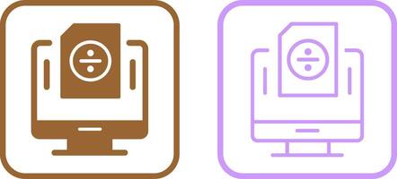 Divide Vector Icon