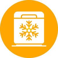 Freezer Creative Icon Design vector