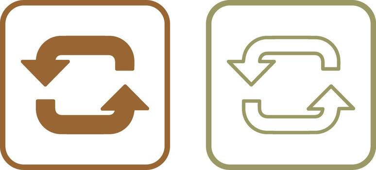 icono de vector de bucle