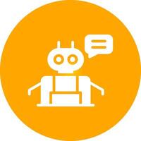 Chatbot Creative Icon Design vector