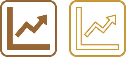 Graph Up Vector Icon