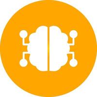 Neurons Circuit Creative Icon Design vector