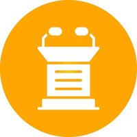 Lectern Creative Icon Design vector