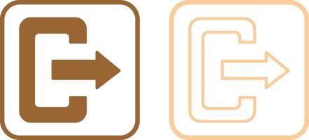 Logout Vector Icon