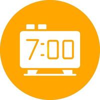 Alarm Clock Creative Icon Design vector