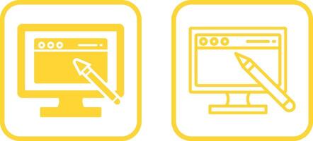 Edit Webpage Vector Icon