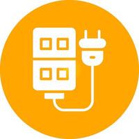 Power Strip Creative Icon Design vector