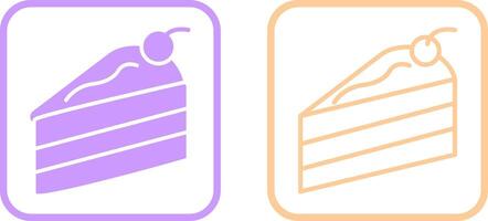 Cake Slice Vector Icon