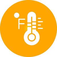 Fahrenheit Creative Icon Design vector