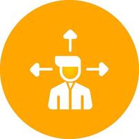 Outsource Management Creative Icon Design vector