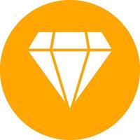 diseño de icono creativo de diamante vector