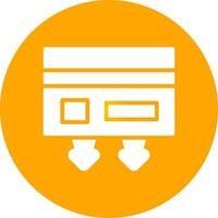 Cash Withdrawal Creative Icon Design vector