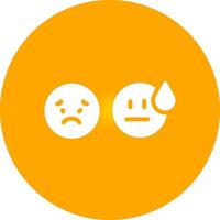Basic Emotion Creative Icon Design vector