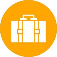 Suitcase Creative Icon Design vector