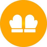 Kitchen Glove Creative Icon Design vector