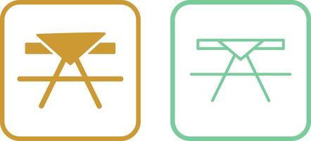 Picnic Table Vector Icon