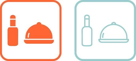 Food and Beer Vector Icon