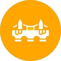 Bridge Creative Icon Design vector