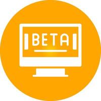 Beta Creative Icon Design vector