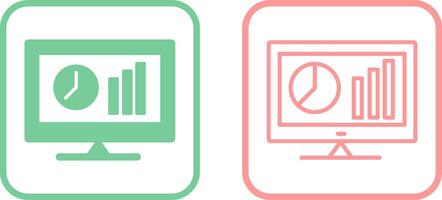 Online Stats Vector Icon