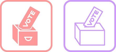 Giving Vote Vector Icon