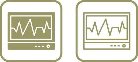 Electrocardiogram Vector Icon