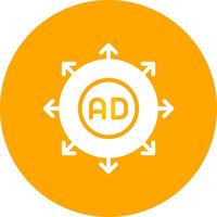 Advertising Submission Creative Icon Design vector