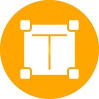 Text Box Creative Icon Design vector