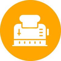 Toaster Creative Icon Design vector