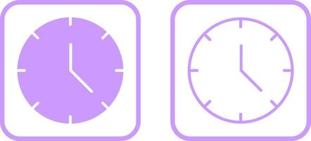 icono de vector de reloj