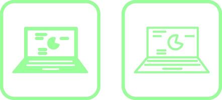 Online Stats Vector Icon