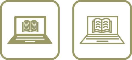 Online Books Vector Icon