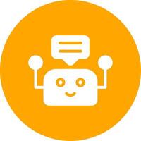 Chatbot Creative Icon Design vector