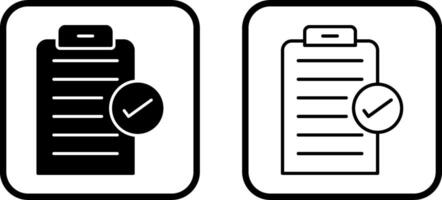 Checklist Vector Icon