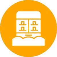 Vending Machine Creative Icon Design vector