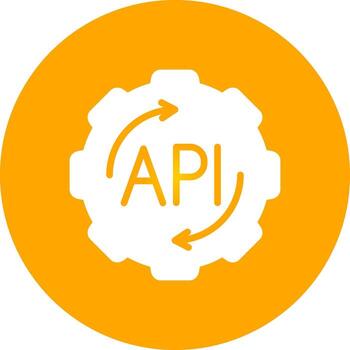 API Creative Icon Design vector