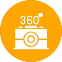 360 Camera Creative Icon Design vector
