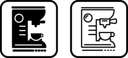 Coffee Machine Vector Icon