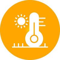 High Temperature Creative Icon Design vector