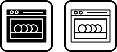 Dishwasher Vector Icon